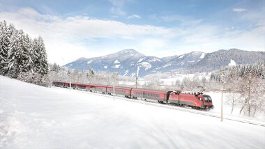 Train arrival in winter | © ÖBB, Harald Eisenberger