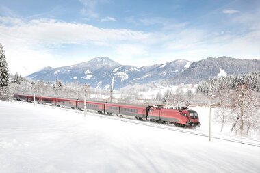 Train arrival in winter | © ÖBB, Harald Eisenberger