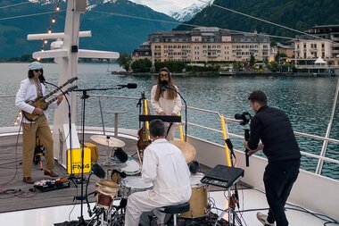 Musikalisches Highlight mit der Band Cari Cari  | ©  Zell am See-Kaprun Tourismus