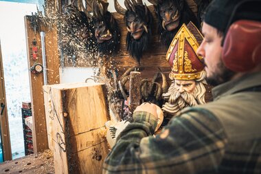 Maskenwerkstatt zur Weihnachtszeit | © Zell am See-Kaprun Tourismus