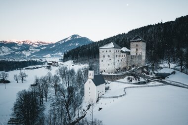  Kaprun Castle covered with fresh snow | © Zell am See-Kaprun Tourismus