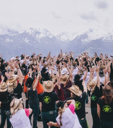 Line Dance event in SalzburgerLand | © Zell am See-Kaprun Tourismus