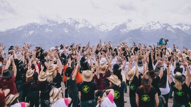 Line Dance event in SalzburgerLand | © Zell am See-Kaprun Tourismus