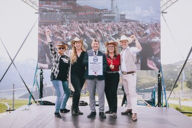 Line Dance event in Austria | © Zell am See-Kaprun Tourismus