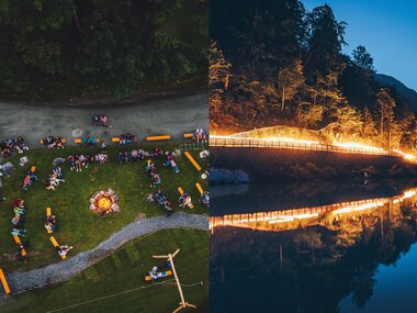 Evening event at Sigmund Thun Gorge | © EXPA FEI