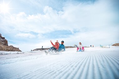 Tobogganing in summer on the Kitzsteinhorn | © Kitzsteinhorn