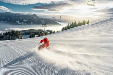 Out and about in the ski area in Zell am See-Kaprun | © Zell am See-Kaprun Tourismus