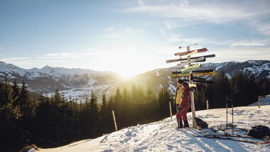 Ski tour with a fantastic panorama of the region | © Seifert